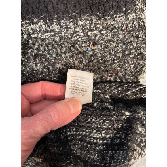 Coldwater Creek Flecked Tweed‑Look Cowl Sweater Size M (10‑12) - Picture 5 of 8